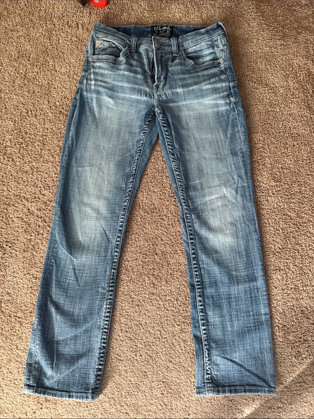 Calvin Klein Men’s Straight Jeans - Light Blue